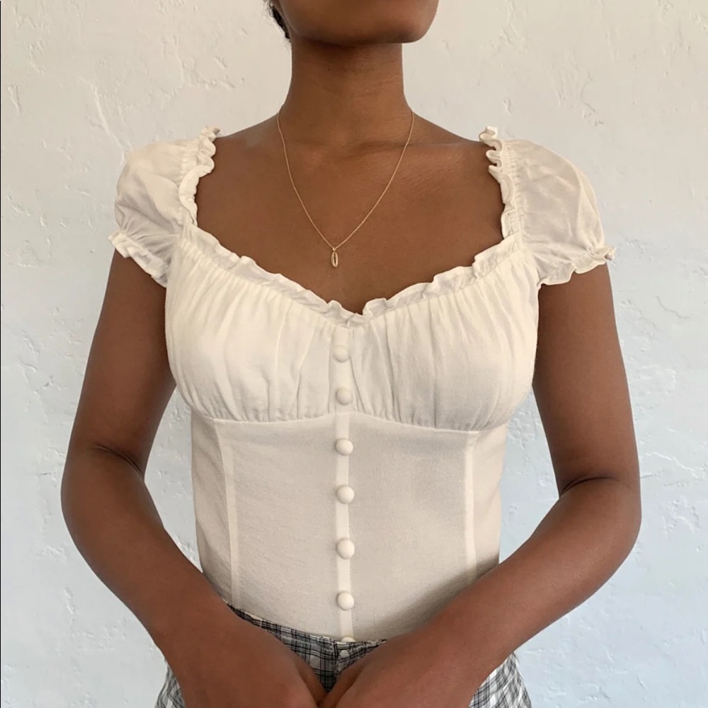 NWT Reformation Bev Blouse